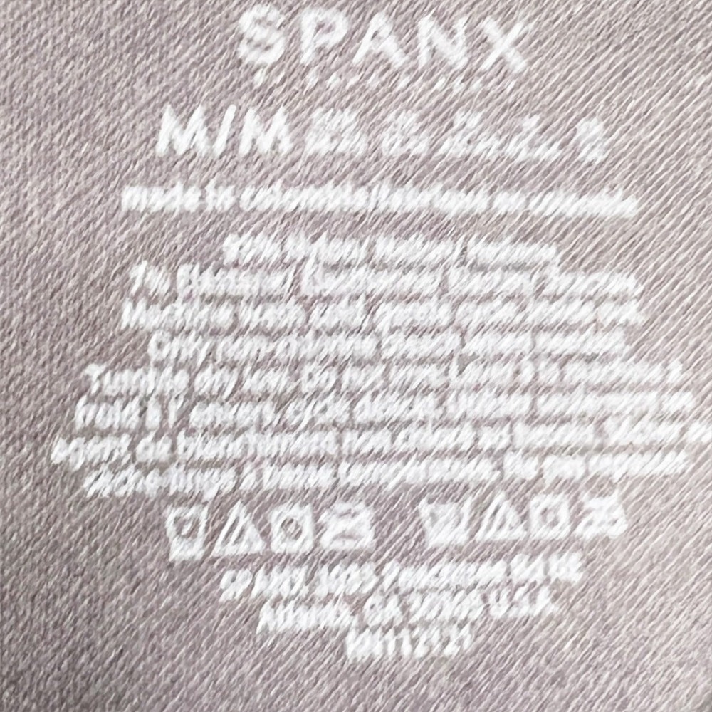 Spanx Look at Me Now Seamless Leggings Black High Waist Compression Womens M - Picture 8 of 8